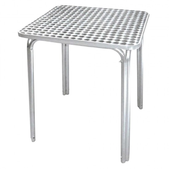 Mesas Aluminio 4 Patas 70 X 70 X 70