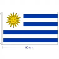 Bandera Poliester 90 Uruguay