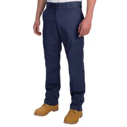 Pantalón Básico De Trabajo Azul