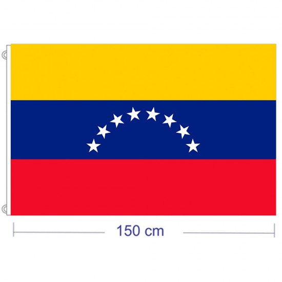 Bandera Venezuela Poliester 150-90