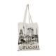 Bolso Algodon Line Art 01 38x42cm Montevideo