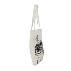 Bolso Algodon Line Art 04 38x42cm Maldonado