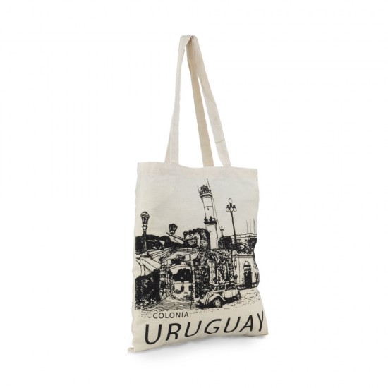 Bolso Algodon Line Art 05 38x42cm Colonia