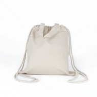 Bolso Mochila Algodon 40x37cm