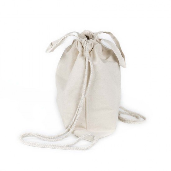 Bolso Mochila Algodon 40x37cm