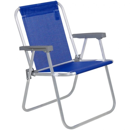 Silla Alta Bel Aluminio Lazy Azul Marino