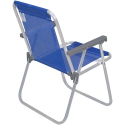 Silla Alta Bel Aluminio Lazy Azul Francia