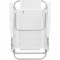 Silla Reclinable Bel Aluminio 6 Pos. Blanco