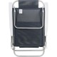 Silla Reclinable Bel Aluminio 6 Pos. Gris