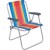 Silla Alta Bel Aluminio Rayas Rojo/Azul