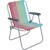 Silla Alta Bel Aluminio Rayas Rojo/Celeste/Am