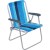 Silla Alta Bel Aluminio Rayas Azul