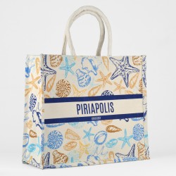 Bolso Yute Deco 42x36x15cm Piriapolis