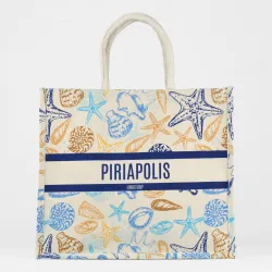 Bolso Yute Deco 42x36x15cm Piriapolis