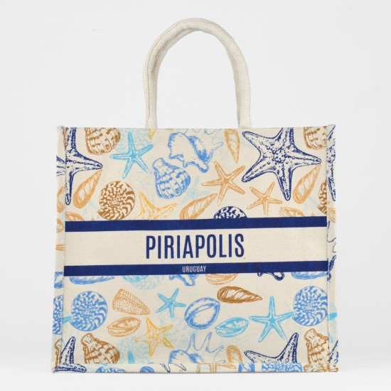 Bolso Yute Deco 42x36x15cm Piriapolis