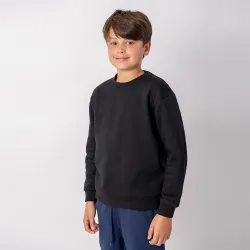 Buzo Niño Felpa SW Negro
