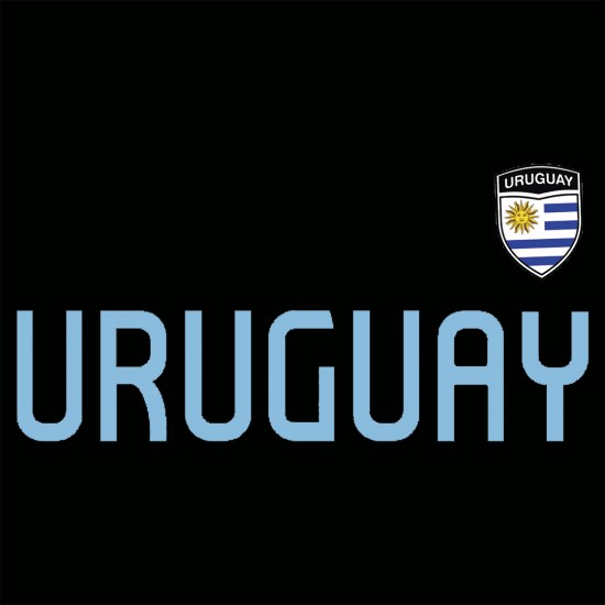 Camiseta URUGUAY escudo negro