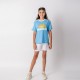 Camiseta Sol Uruguay Junior Celeste
