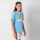 Camiseta Sol Uruguay Junior Celeste