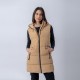 Chaleco Dama Inflado Beige