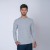 Camiseta Algodón Manga larga con puño Gris melange