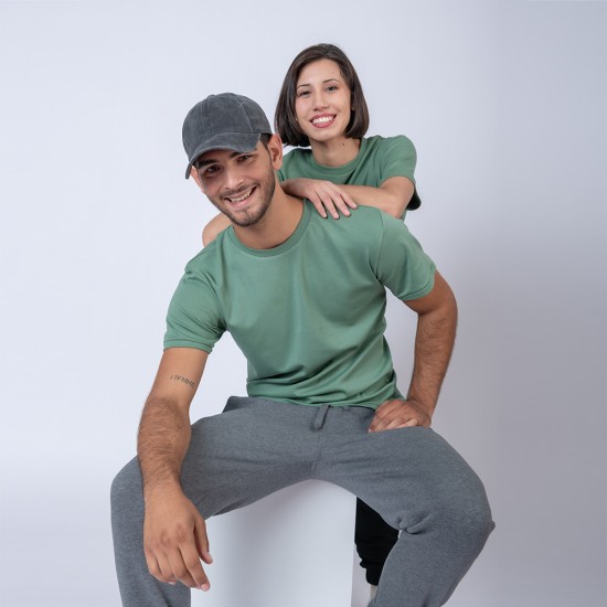 Camiseta Algodon Premium Verde