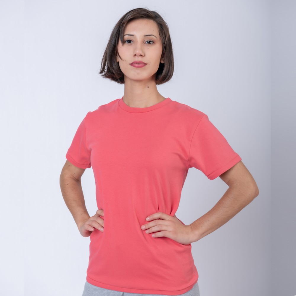 Camiseta Algodon Premium Fucsia