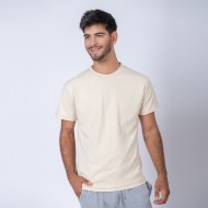 Camiseta algodon premium beige