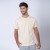 Camiseta algodon premium beige