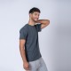 Camiseta Algodon Premium Gris Topo