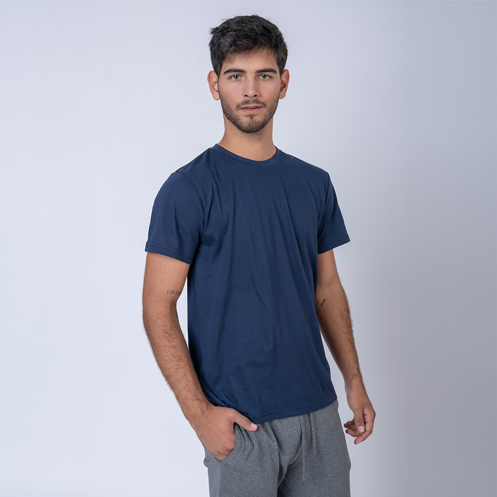 Camiseta Basica Azul Marino