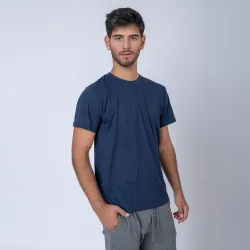 Camiseta Básica PolyCotton Azul Marino