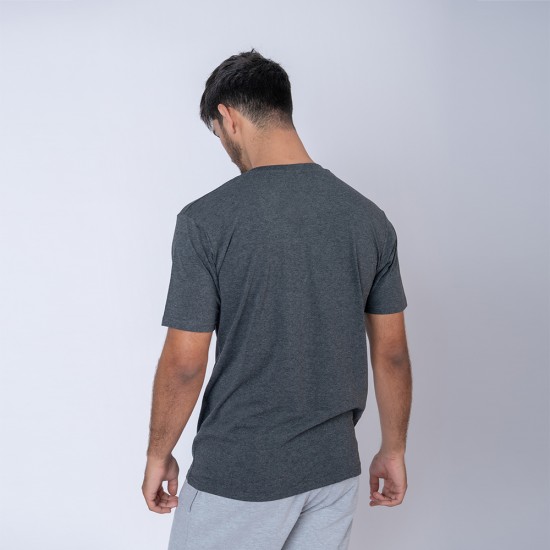 Camiseta Slim Negro Melange