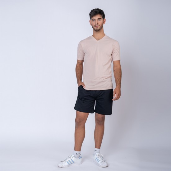 Camiseta slim TC 170gr rosa sepia
