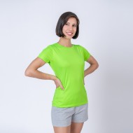 Camiseta dama DryCool II Verde Fluo