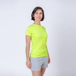 Camiseta dama DryCool II Amarilla Fluo