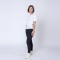 Camiseta dama rib blanco