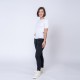 Camiseta dama rib blanco