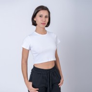 Camiseta Top Dama Verano Blanco