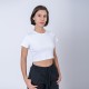 Camiseta Top Dama Verano Blanco