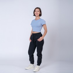 Camiseta Top Dama Verano Celeste