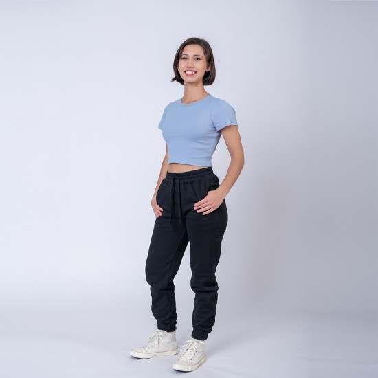 Camiseta Top Dama Verano Celeste
