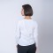 Camiseta Dama ML Cuello U Blanca