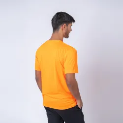 Camiseta Drycool Lisa Naranja Fluo