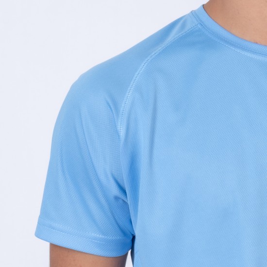 Camiseta 100% Dry Texturada Celeste