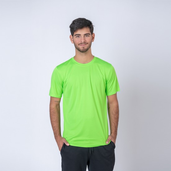 Camiseta Drycool Lisa Verde Fluo