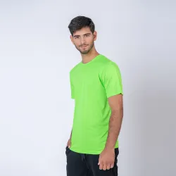 Camiseta Drycool Lisa Verde Fluo