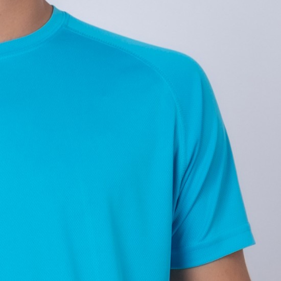 Camiseta 100% Dry Texturada Turquesa