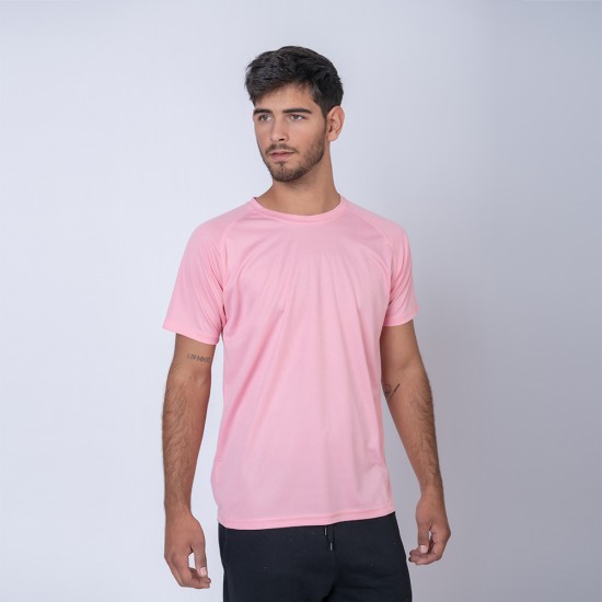 Camiseta 100% Dry Texturada Rosado