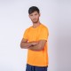 Camiseta 100% Dry Texturada Naranja Fluo